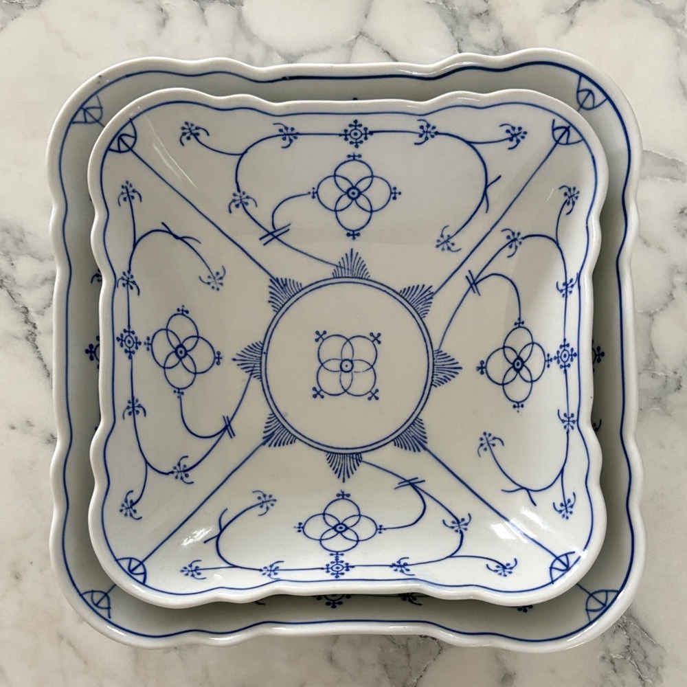 Handpainted “Strawflower” German Porcelain Set by Winterling